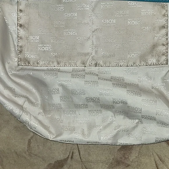 Michael Kors Leather Bag with Gold Accents - Picture 13 of 16